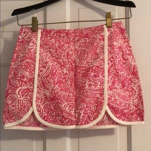 Lilly Pulitzer Pink Print Skort